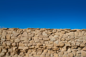 Tabarca Island battlement fort masonry wall detail