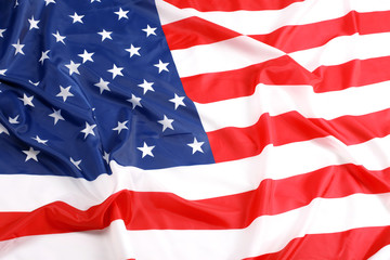 Obraz premium close up USA flag