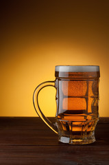 mug of beer on the table