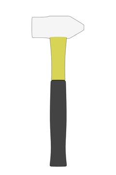 cartoon image of hammer tool