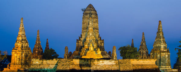 Wat Chaiwattanaram temple in Ayutthaya Historical Park
