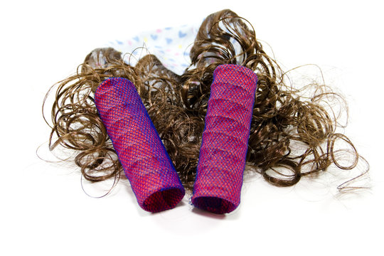 Haarwickler mit Haarper&uuml;cke
