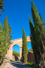 Fototapeta na wymiar Portaceli Porta Coeli monastery in Valencia at Calderona