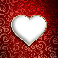 Valentine's Day Card background template