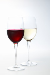 赤ワインと白ワイン　red wine and white wine