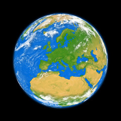 Fototapeta premium Europe on Earth