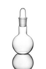 Empty chemistry flask