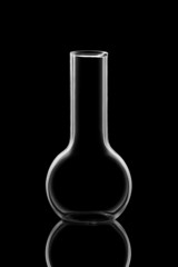Empty chemistry flask