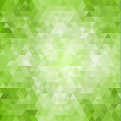 Obraz premium Abstract green mosaic background