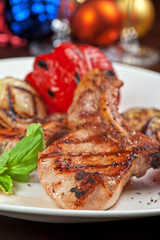 meat with vegetable