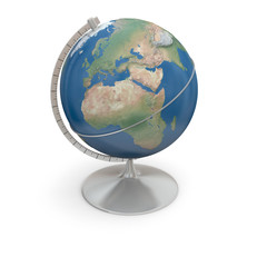 Topographic globe