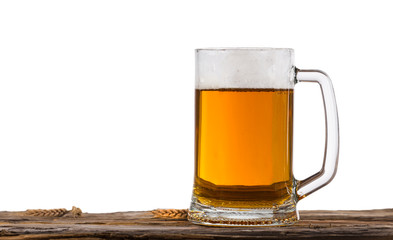 Still life with a draft beer