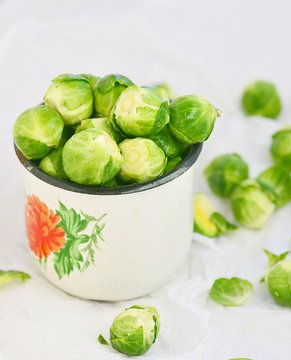 fresh and ripe brussels sprout