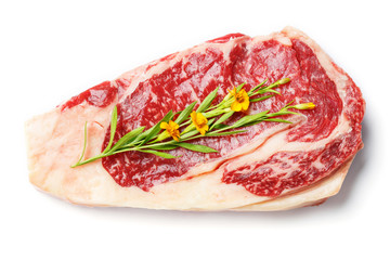 Obraz premium Beef rib eye steak