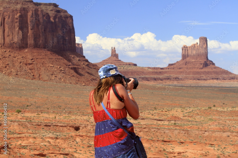 Sticker photographe à Monument Valley, Arizona