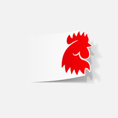 realistic design element: cock