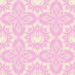 vector seamless damask pattern