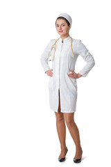 Full length portrait of doctor