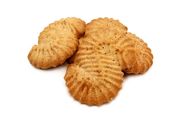 crackers  isolated on white