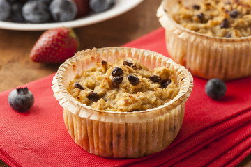 Homemade Breakfast Oatmeal Muffins