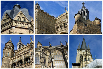 Impressionen von AACHEN ( Rathaus und Dom )