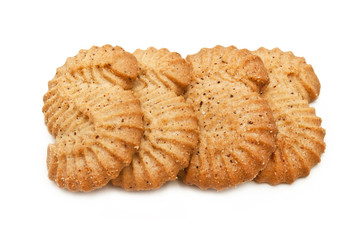 crackers  isolated on white