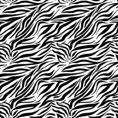 Fototapeta na wymiar Fashion zebra seamless pattern