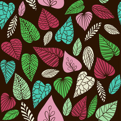 Abstract leaves background.