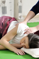 Technical execution of Thai massage