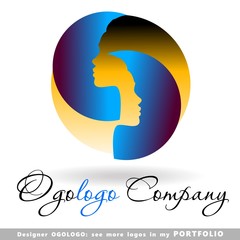logo, face, elegance, female, woman
