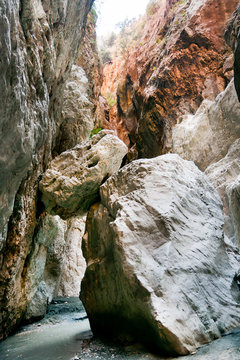 Saklikent Canyon near Fethiye in Turkey
