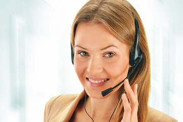 Call center operator. Customer support. Helpdesk.