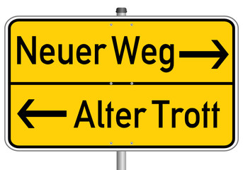 neuer weg alter trott  #140129-svg01