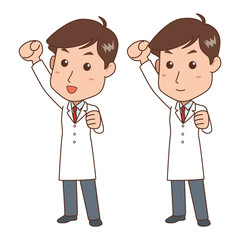 男性/ガッツポーズ