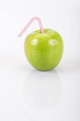 real and fresh apple juice