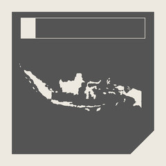 Indonesia map button