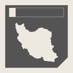 Iran map button