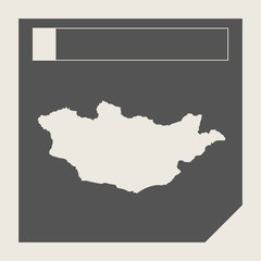 Mongolia map button