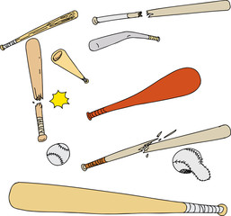 Broken Baseball Objects
