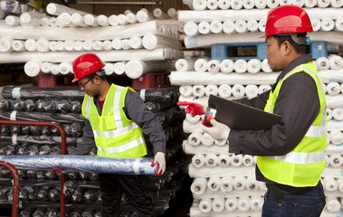 Textile factory workers