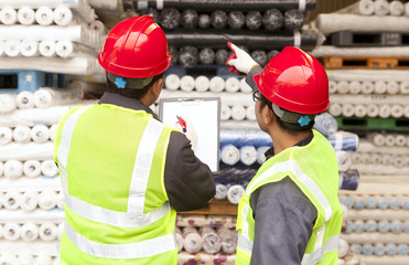 Textile factory workers