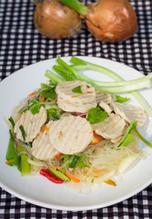 Noodle Pork Spicy Salad