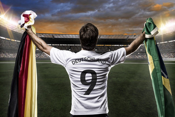 Germany soccer player - obrazy, fototapety, plakaty