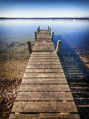 Obraz premium wooden jetty