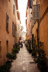 Fototapeta na wymiar Street in Saint Tropez