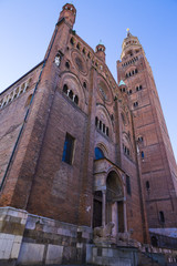 Fototapeta na wymiar Fasada katedry, Cremona