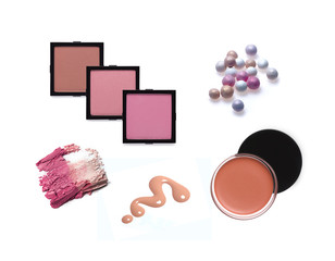 Collection of various make up powder