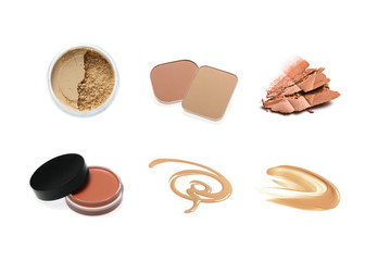 Collection of various make up powder