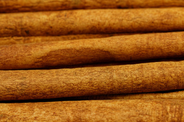Cinnamon sticks closeup