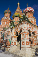 Fototapeta na wymiar Cerkiew Wasyla Błogosławionego, Moskwa, Rosja